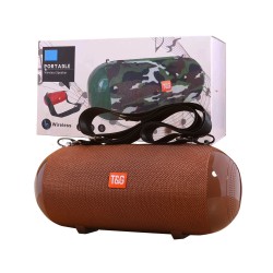 T&G PORTABLE BLUETOOTH SPEAKER TG-503 TF/AUX/FM/MICROSD CARD/HANDS-FREE CALL 2400MAH BROWN T&G PORTABLE BLUETOOTH SPEAKER TG-503 TF/AUX/FM/MICROSD CARD/HANDS-FREE CALL 2400MAH BROWN